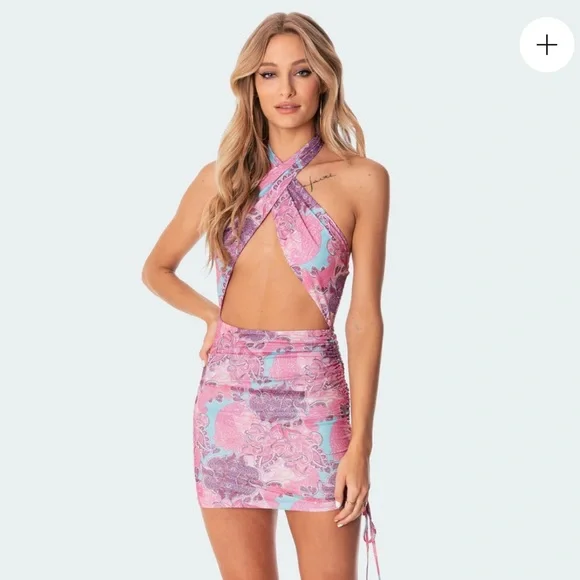 edikted halter dress Danielle Halter Dress
